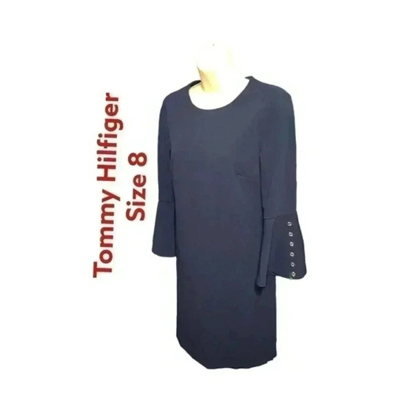 Tommy Hilfiger Bell Sleeve Dress - Picture 1 of 12